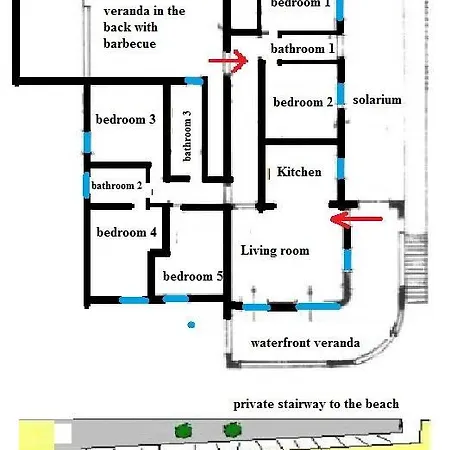 Apartment Villa Alabe - Waterfront Apartments In Bosa Porto Alabe *